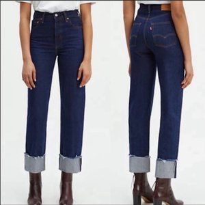 NWT Levi’s Premium Ribcage Straight Ankle Jeans 26